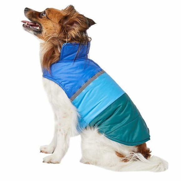 32 Degrees Dog Jacket Blue Size - Picture 1 of 3